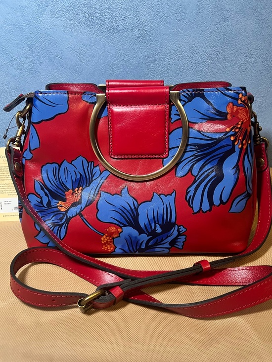 Patricia Nash Handbags - NWT Patricia Nash Leather Empoli Satchel- Grecian Rose